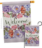 Colorful Bouquet - Floral Spring Vertical Impressions Decorative Flags HG104104 Made In USA