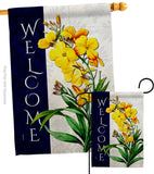 Spring Yellow Flowers - Floral Spring Vertical Impressions Decorative Flags HG104111 Made In USA