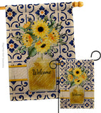 Sunflower Bouquet - Floral Spring Vertical Impressions Decorative Flags HG104115 Made In USA