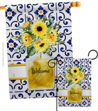 Sunflower Bouquet - Floral Spring Vertical Impressions Decorative Flags HG104115 Made In USA
