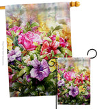Spring Bouquet - Floral Spring Vertical Impressions Decorative Flags HG104123 Made In USA