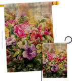 Spring Bouquet - Floral Spring Vertical Impressions Decorative Flags HG104123 Made In USA