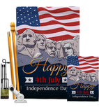 July 4th Indpendence Day - Fourth of July Americana Vertical Impressions Decorative Flags HG137292 Made In USA