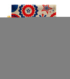 Red White July 4 - Fourth of July Americana Vertical Impressions Decorative Flags HG137569 Made In USA