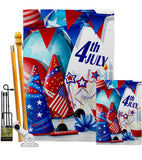 Celebrate 4th of July - Fourth of July Americana Vertical Impressions Decorative Flags HG192637 Made In USA