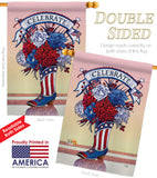 American Boots - Fourth of July Americana Vertical Impressions Decorative Flags HG111007 Made In USA