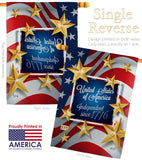 Independence Since 1776 - Fourth of July Americana Vertical Impressions Decorative Flags HG137219 Made In USA