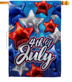 Celebrate 4th of July - Fourth of July Americana Vertical Impressions Decorative Flags HG192224 Made In USA