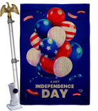 Ballons of Independence - Fourth of July Americana Vertical Impressions Decorative Flags HG192640 Made In USA