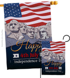 July 4th Indpendence Day - Fourth of July Americana Vertical Impressions Decorative Flags HG137292 Made In USA