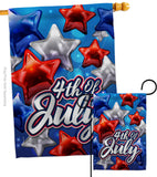 Celebrate 4th of July - Fourth of July Americana Vertical Impressions Decorative Flags HG192224 Made In USA