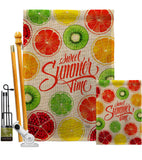 Too Sweet Summer - Fruits Food Vertical Impressions Decorative Flags HG117079 Made In USA