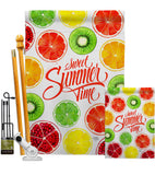 Too Sweet Summer - Fruits Food Vertical Impressions Decorative Flags HG117079 Made In USA