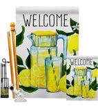 Refreshing Lemonade - Fruits Food Vertical Impressions Decorative Flags HG117080 Made In USA