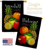 Fruit Party - Fruits Food Vertical Impressions Decorative Flags HG117067 Made In USA