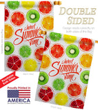 Too Sweet Summer - Fruits Food Vertical Impressions Decorative Flags HG117079 Made In USA