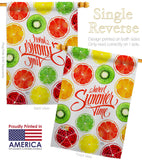 Too Sweet Summer - Fruits Food Vertical Impressions Decorative Flags HG117079 Made In USA