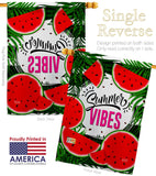 Summer Vibes - Fruits Food Vertical Impressions Decorative Flags HG137523 Made In USA