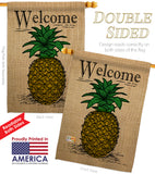 Classic Pineapple - Fruits Food Vertical Impressions Decorative Flags HG192194 Made In USA
