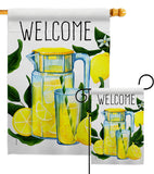 Refreshing Lemonade - Fruits Food Vertical Impressions Decorative Flags HG117080 Made In USA