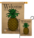 Classic Pineapple - Fruits Food Vertical Impressions Decorative Flags HG192194 Made In USA