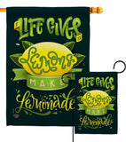 Life Gives Lemons - Fruits Food Vertical Impressions Decorative Flags HG192264 Made In USA