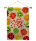 Too Sweet Summer - Fruits Food Vertical Impressions Decorative Flags HG117079 Made In USA