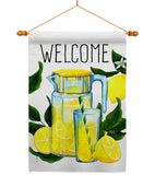 Refreshing Lemonade - Fruits Food Vertical Impressions Decorative Flags HG117080 Made In USA