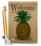 Classic Pineapple - Fruits Food Vertical Impressions Decorative Flags HG192194 Made In USA