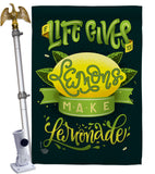 Life Gives Lemons - Fruits Food Vertical Impressions Decorative Flags HG192264 Made In USA