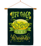 Life Gives Lemons - Fruits Food Vertical Impressions Decorative Flags HG192264 Made In USA