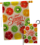 Too Sweet Summer - Fruits Food Vertical Impressions Decorative Flags HG117079 Made In USA