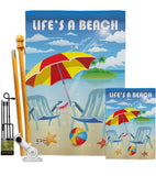 Life's a Beach - Fun In The Sun Summer Vertical Impressions Decorative Flags HG106057 Imported