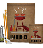 Barbecue - Fun In The Sun Summer Vertical Impressions Decorative Flags HG106076 Made In USA