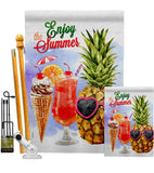 Wsummer Sweets - Fun In The Sun Summer Vertical Impressions Decorative Flags HG106091 Made In USA