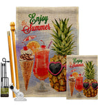 Wsummer Sweets - Fun In The Sun Summer Vertical Impressions Decorative Flags HG106091 Made In USA