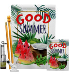 Good Summer Fruite - Fun In The Sun Summer Vertical Impressions Decorative Flags HG137065 Made In USA