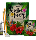 Enjoy Every Moment - Fun In The Sun Summer Vertical Impressions Decorative Flags HG137447 Made In USA