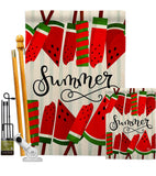 Sweet Watermelon - Fun In The Sun Summer Vertical Impressions Decorative Flags HG192614 Made In USA