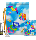 Blue Sky Kites - Fun In The Sun Summer Vertical Impressions Decorative Flags HG192641 Made In USA