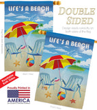 Life's a Beach - Fun In The Sun Summer Vertical Impressions Decorative Flags HG106057 Imported