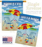 Life's a Beach - Fun In The Sun Summer Vertical Impressions Decorative Flags HG106057 Imported