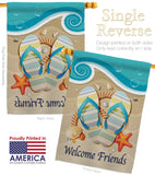 Sunny Friends - Fun In The Sun Summer Vertical Impressions Decorative Flags HG106060 Made In USA