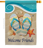Sunny Friends - Fun In The Sun Summer Vertical Impressions Decorative Flags HG106060 Made In USA