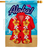 Paradise Shirt - Fun In The Sun Summer Vertical Impressions Decorative Flags HG106072 Made In USA