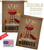 Barbecue - Fun In The Sun Summer Vertical Impressions Decorative Flags HG106076 Made In USA