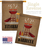 Barbecue - Fun In The Sun Summer Vertical Impressions Decorative Flags HG106076 Made In USA