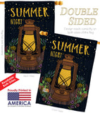 Summer Night Lantern - Fun In The Sun Summer Vertical Impressions Decorative Flags HG106082 Made In USA