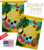 Fruity Summer Time - Fun In The Sun Summer Vertical Impressions Decorative Flags HG106085 Made In USA