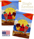 Summer Buddy - Fun In The Sun Summer Vertical Impressions Decorative Flags HG192453 Made In USA